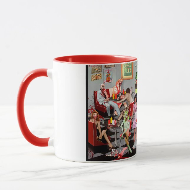 Zombie Diner Mug (Left)