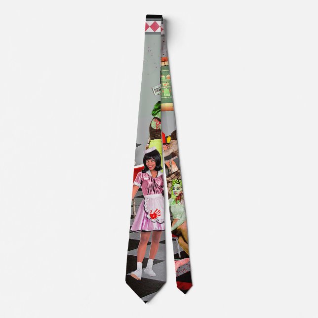 Zombie Diner Tie (Front)