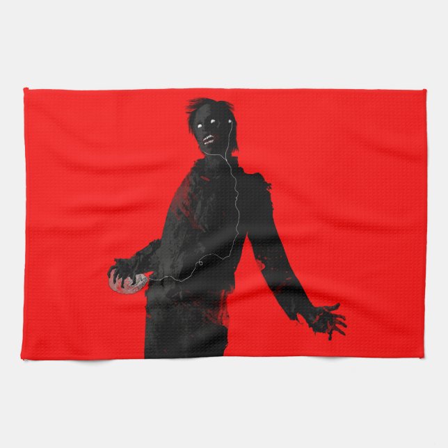 Zombie Dish Towel (Horizontal)