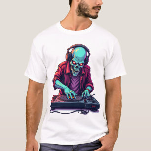 Zombie DJ � Music Festival Halloween Tee