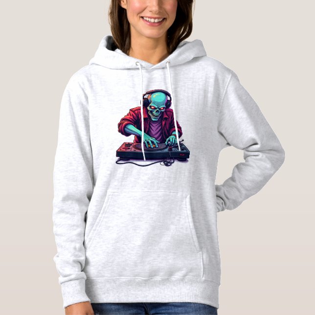 Zombie DJ � Music Festival Halloween Tee (Front)