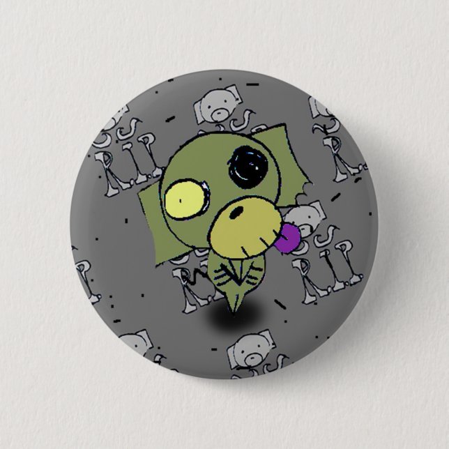 Zombie Dog Button (Front)