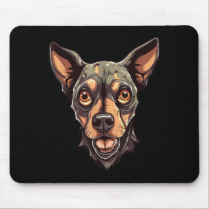 Zombie Dog Design Funny Halloween 2 Mouse Mat