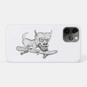 Zombie Dog , My little Lovely Dog on Skateboard iPhone 11 Pro Case