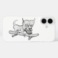 Zombie Dog , My little Lovely Dog on Skateboard