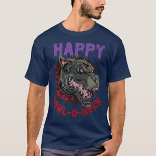 Zombie Dog on Halloween Dog Parade or or Howloween T-Shirt