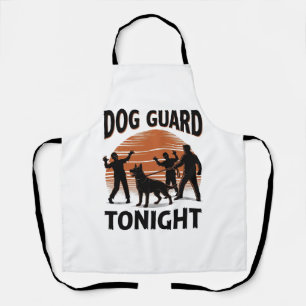 Zombie Dog Patrol Vintage Halloween Shirt_1 Apron