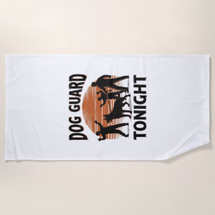 Zombie Dog Patrol Vintage Halloween Shirt_1 Beach Towel
