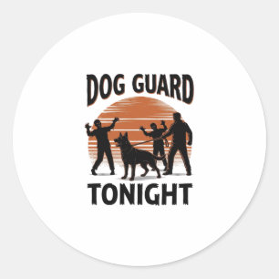 Zombie Dog Patrol Vintage Halloween Shirt_1 Classic Round Sticker
