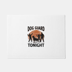 Zombie Dog Patrol Vintage Halloween Shirt_1 Doormat
