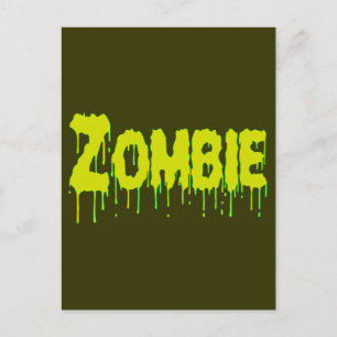 Zombie Drip Postcard