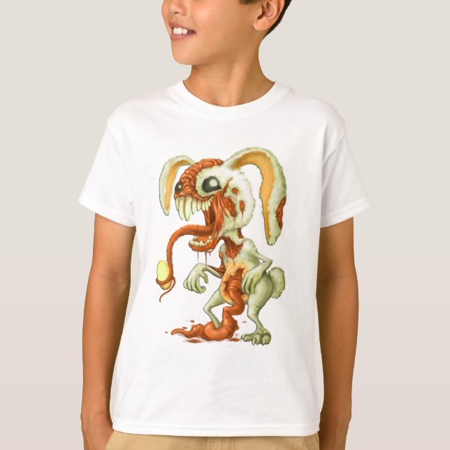 Zombie Easter Bunny T-Shirt (Front)