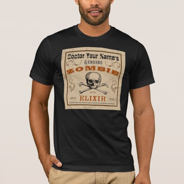 Zombie Elixir Customisable Tee (Front)