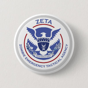 Zombie Emergency Tactical Agency Badge
