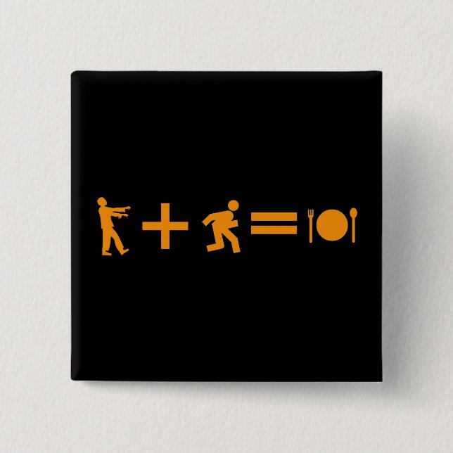 Zombie Equation Button (Front)