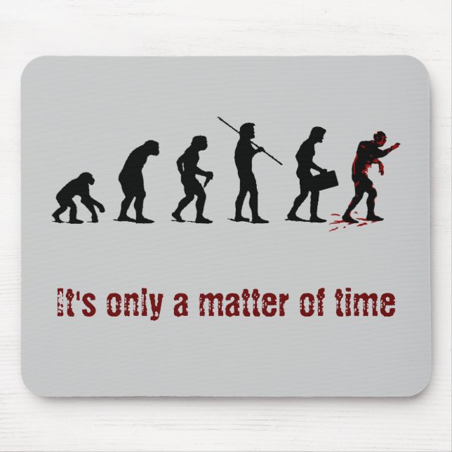 Zombie Evolution Mouse Mat (Front)