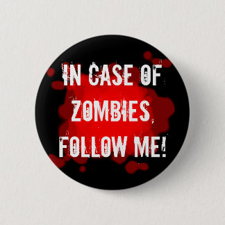 Zombie Expert (black) 6 Cm Round Badge