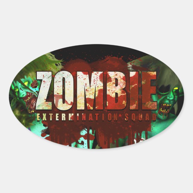 Zombie Extermination Sticker (Front)