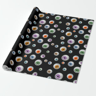 Zombie Eyeballs Wrapping Paper