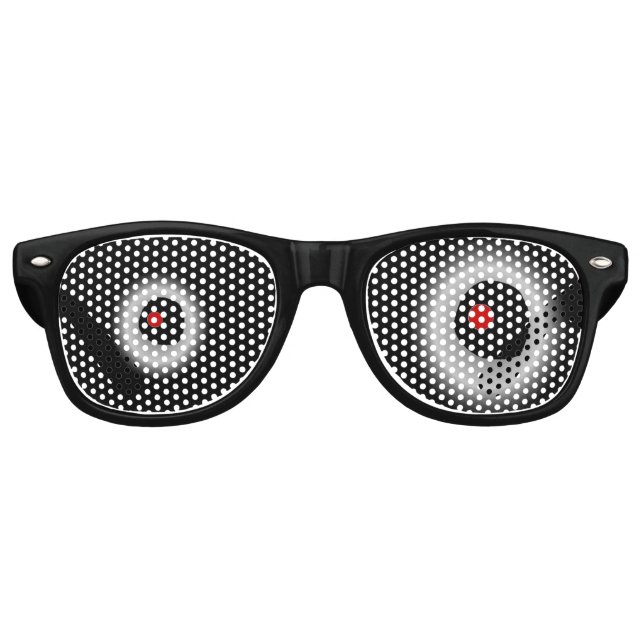 Zombie Eyes Retro Sunglasses (Front)