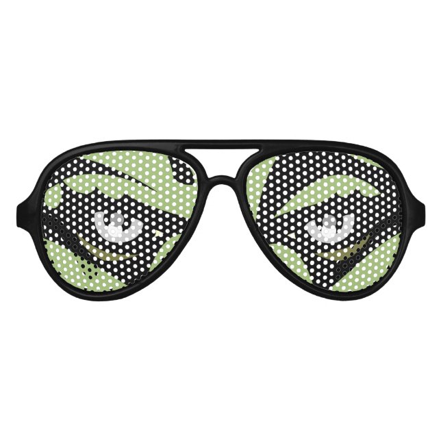 Zombie Eyes Sunglasses Fun Zombie Costume Gifts (Front)