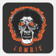 ZOMBIE Face - Orange Eyes Hair