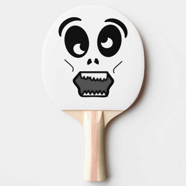 ZOMBIE FACE PING PONG PADDLE (Front)