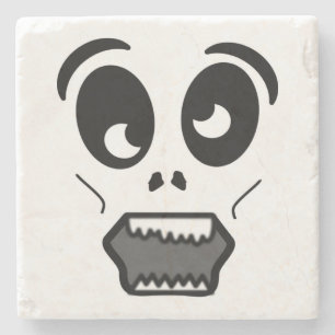 ZOMBIE FACE STONE COASTER