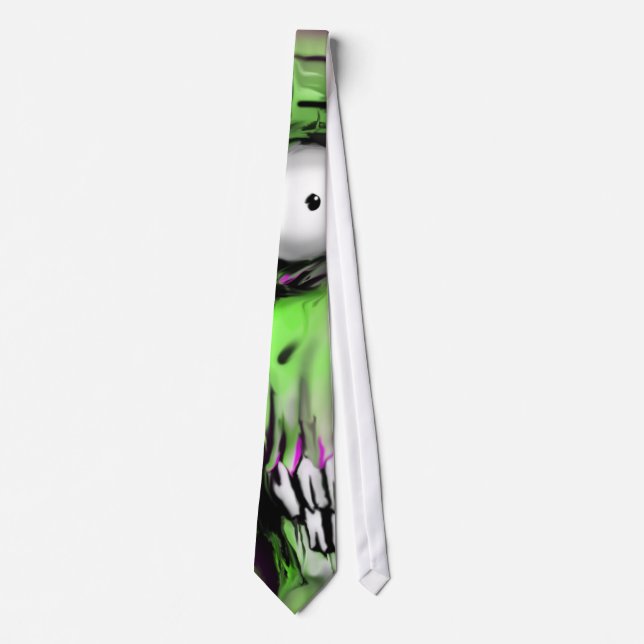 zombie face tie (Front)