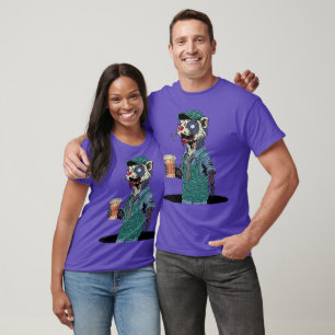 Zombie Ferret Barista T-Shirt
