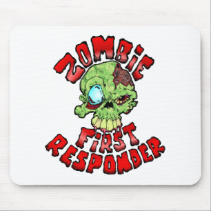 Zombie First Responder Mouse Mat