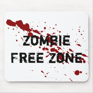 Zombie Free Zone Mouse Mat