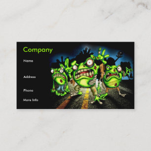 zombie Frogs Business Card