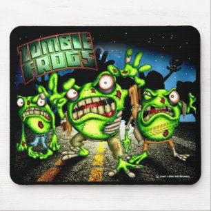 Zombie Frogs Mouse Pad