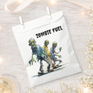 Zombie Fuel Halloween Candy Favour Bags