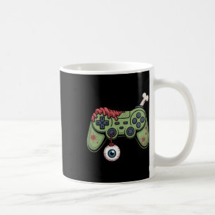 Zombie Gamer Controller With Eyell And Halloween G Coffee Mug