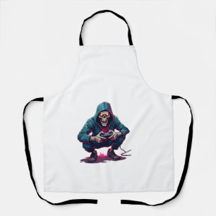 Zombie Gamer � Funny Halloween Gaming Shirt Apron