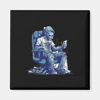 Zombie Gamer Halloween Costume Gaming Video-game C Magnet