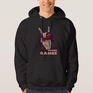 zombie gamer hand of grab with controller gaming c hoodie