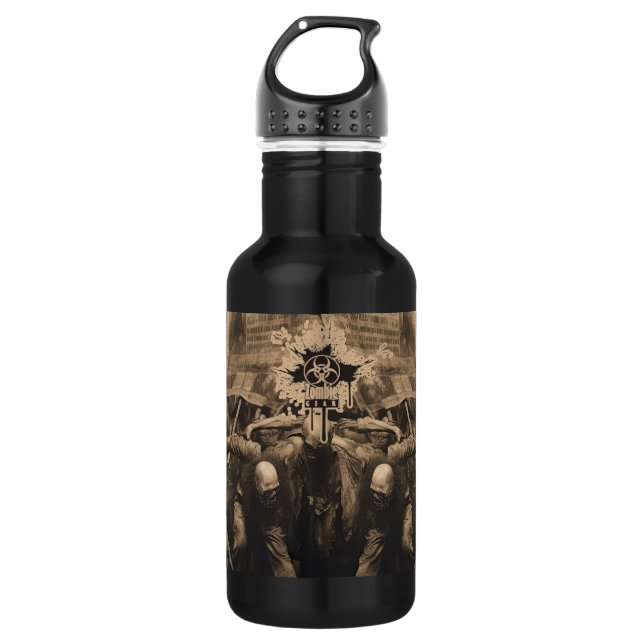 Zombie Gear - "ZOMBIE RIOT" 532 Ml Water Bottle (Front)