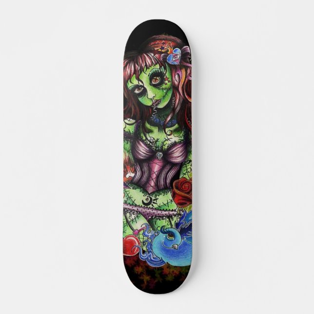 Zombie Girl 3 Skateboard (Front)