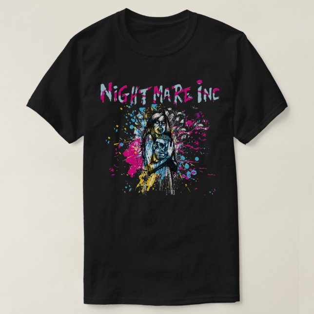 Zombie Girl Nightmare inc T-Shirt (Design Front)