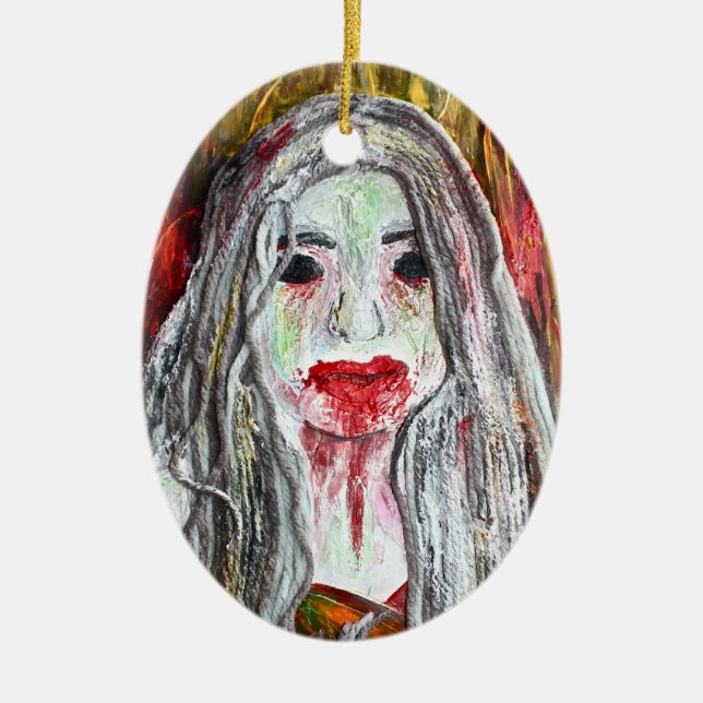 Zombie Girl Ornament (Front)
