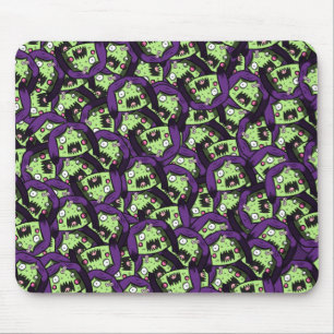 Zombie Girl Pattern Mouse Pad