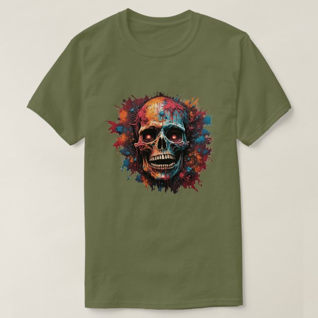 Zombie Graffiti T-Shirt (Design Front)