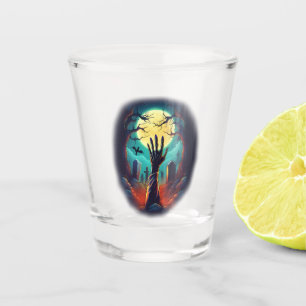 Zombie Grave Horror Shot Glass