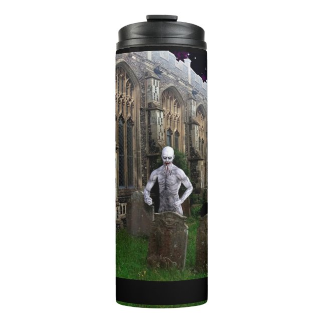 Zombie Graveyard Thermal Tumbler (Front)