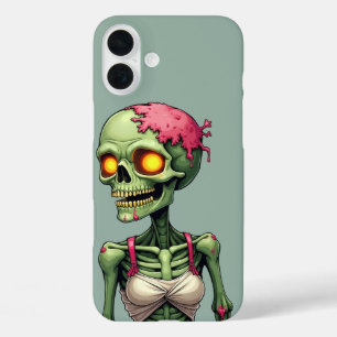 Zombie green monster Halloween- 31 October iPhone 16 Plus Case