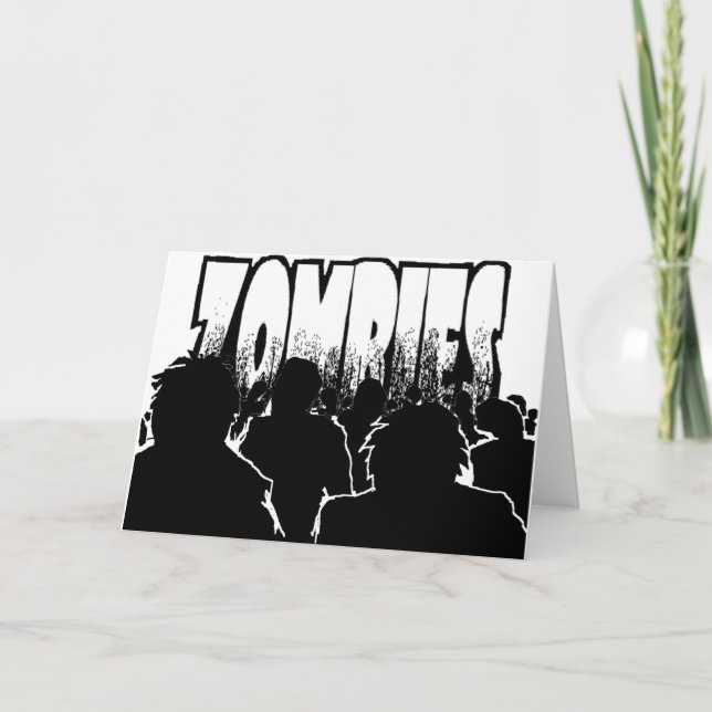 Zombie Greeting Card (Front)