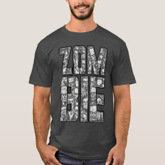 Zombie Guys Halloween Horror Vintage Gothic Pop Ar T-Shirt